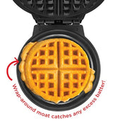 Chefman - Waffle belga antidesbordamiento, , , Rojo