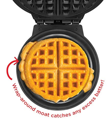 Chefman - Waffle belga antidesbordamiento, , , Rojo