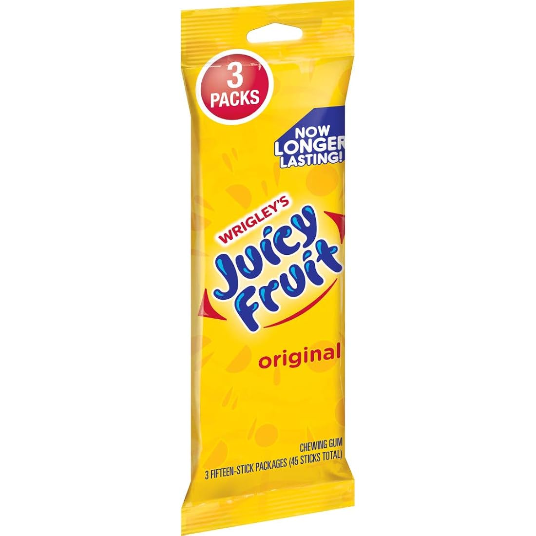 Chicle de barra original, pack de 3 de 15 unidades