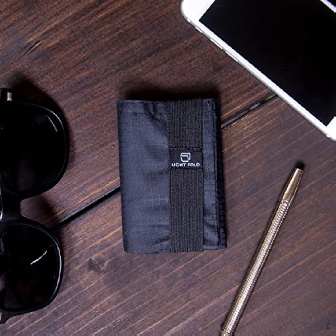 Billetera de nailon para hombre con bloqueo RFID