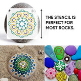 36 plantillas de mandala, para pintura de puntos, para rocas