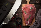 DALSTRONG-Cuchillo de carnicero de nariz de toro extra largo