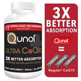 Suplemento Qunol con coenzimas y antioxidantes