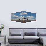 Pyradecor moderno 5 Panel estirada y enmarcado paisaje