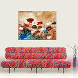 Lona impresa de amapolas florecientes,  Wieco Art