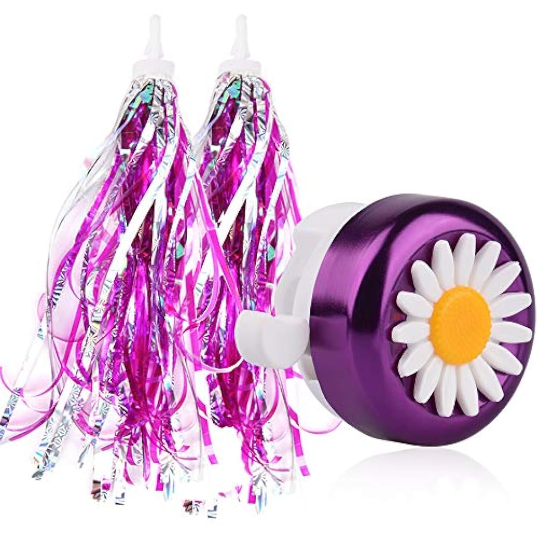 Campana de bicicleta para niñas morado