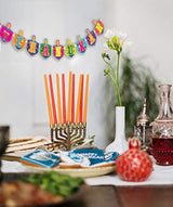 Bandera de Janucá - Decoración de fiesta - Multicolor