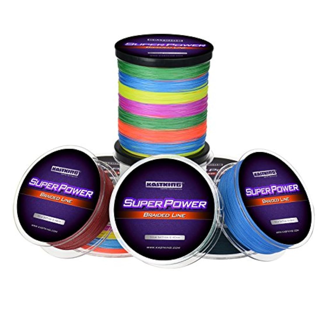 Hilo de pescar trenzado superpotente resistente