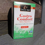 Bravo Tea, Gastro Comfort té de hierbas, sin cafeína, 20 bolsas de té