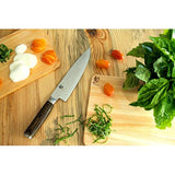 Cuchillo de chef Shun Premier, 8 pulgadas, Marrón