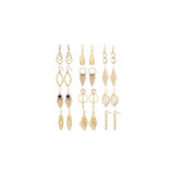 Aretes colgantes bohemio 12 pares para mujeres y niñas