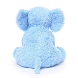 Peluche de elefante en color azul de 19 pulgadas