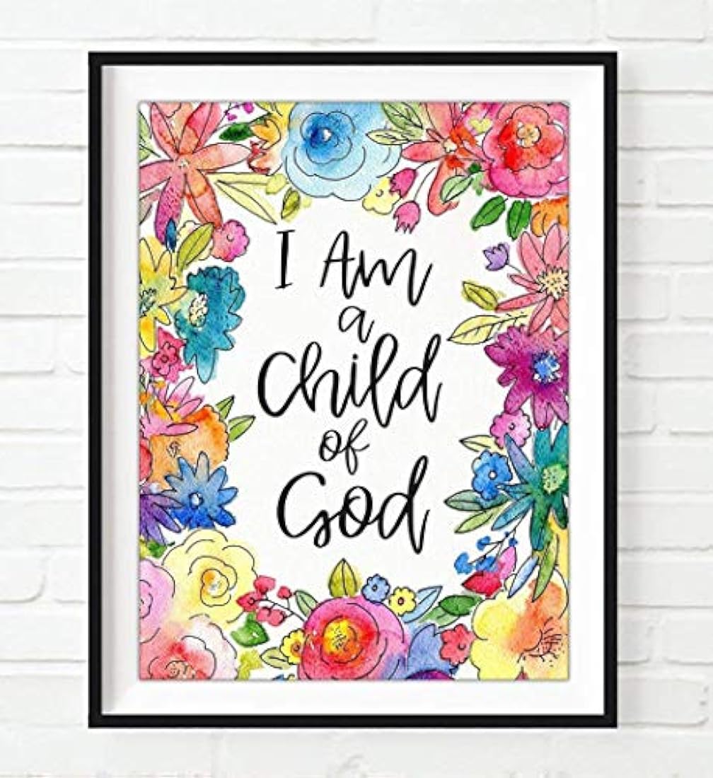 impresión soy un hijo de Dios sin marco