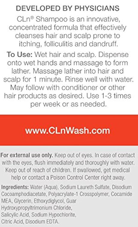 Champú para cuero cabelludo propensos a folliculitis