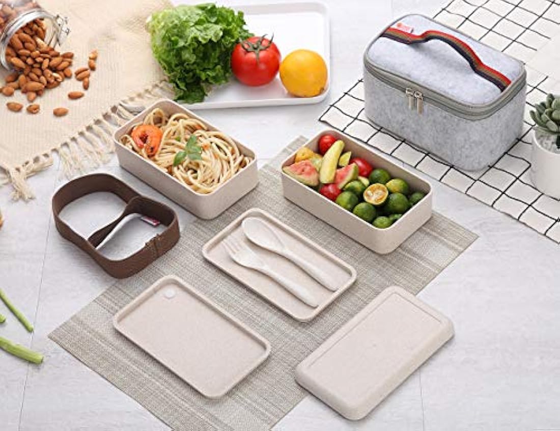 Loncheras, lonchera a prueba de fugas, con bolsa de almuerzo