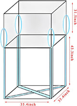 Bolsa FIBC Bolsa a granel Bolsa de basura para patio Bolsa súper bolsa Bolsa de construcción resistente Polipropileno tejido blanco de 100 galones Construcción y desmontaje FIBC ((90* 90* 110/Sello inferior))