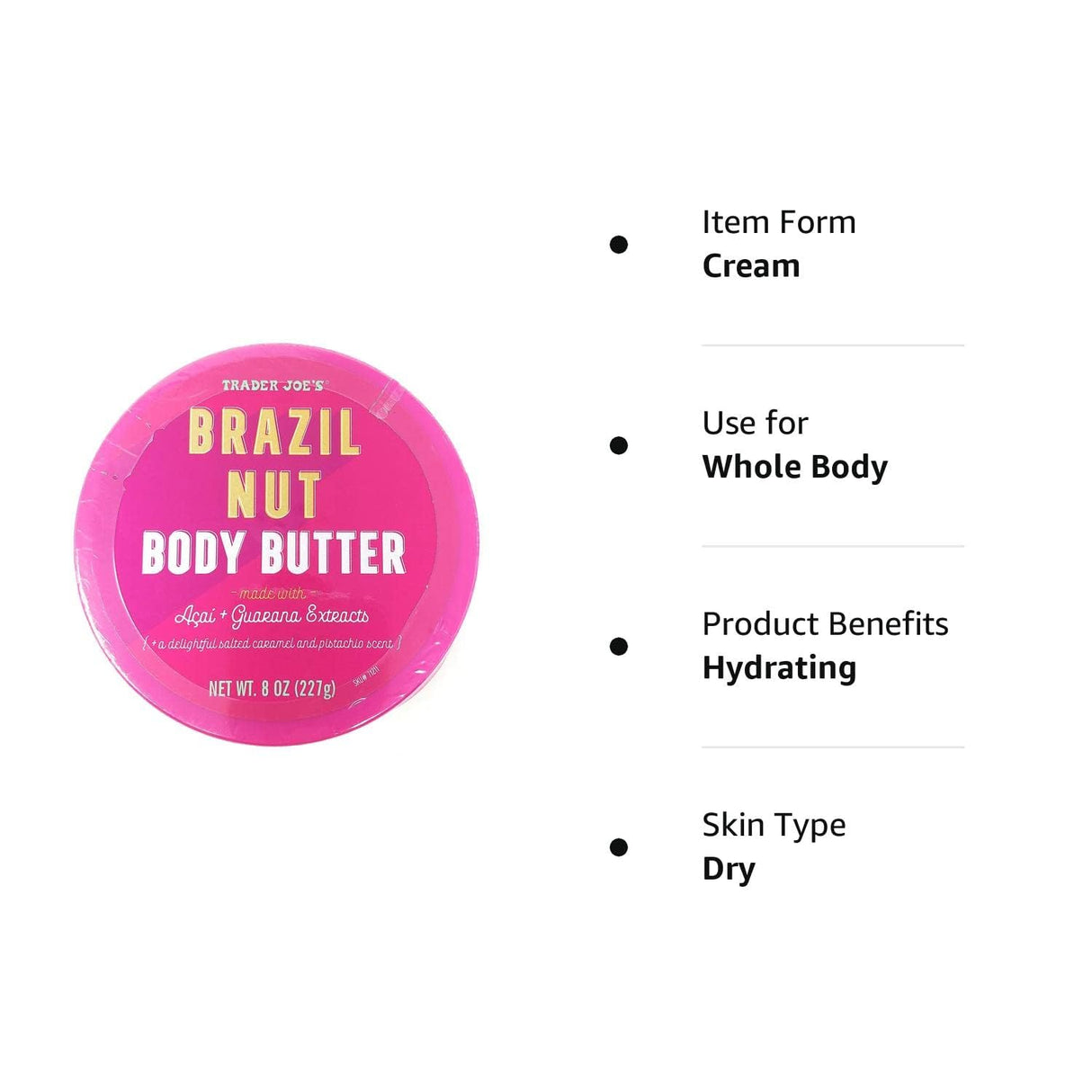 Manteca Corporal de Nuez de Brasil - Pack de 3