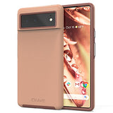 Crave Dual Guard para Google Pixel 6, funda de doble capa de protección contra golpes para Google Pixel 6 - Rubor