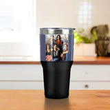Taza de Acero Inoxidable LOGOVISION 30 oz con Tapa Deslizante