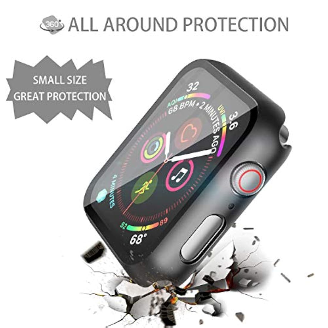 Carcasa rígida compatible con Watch Series 5 Series 4  44MM