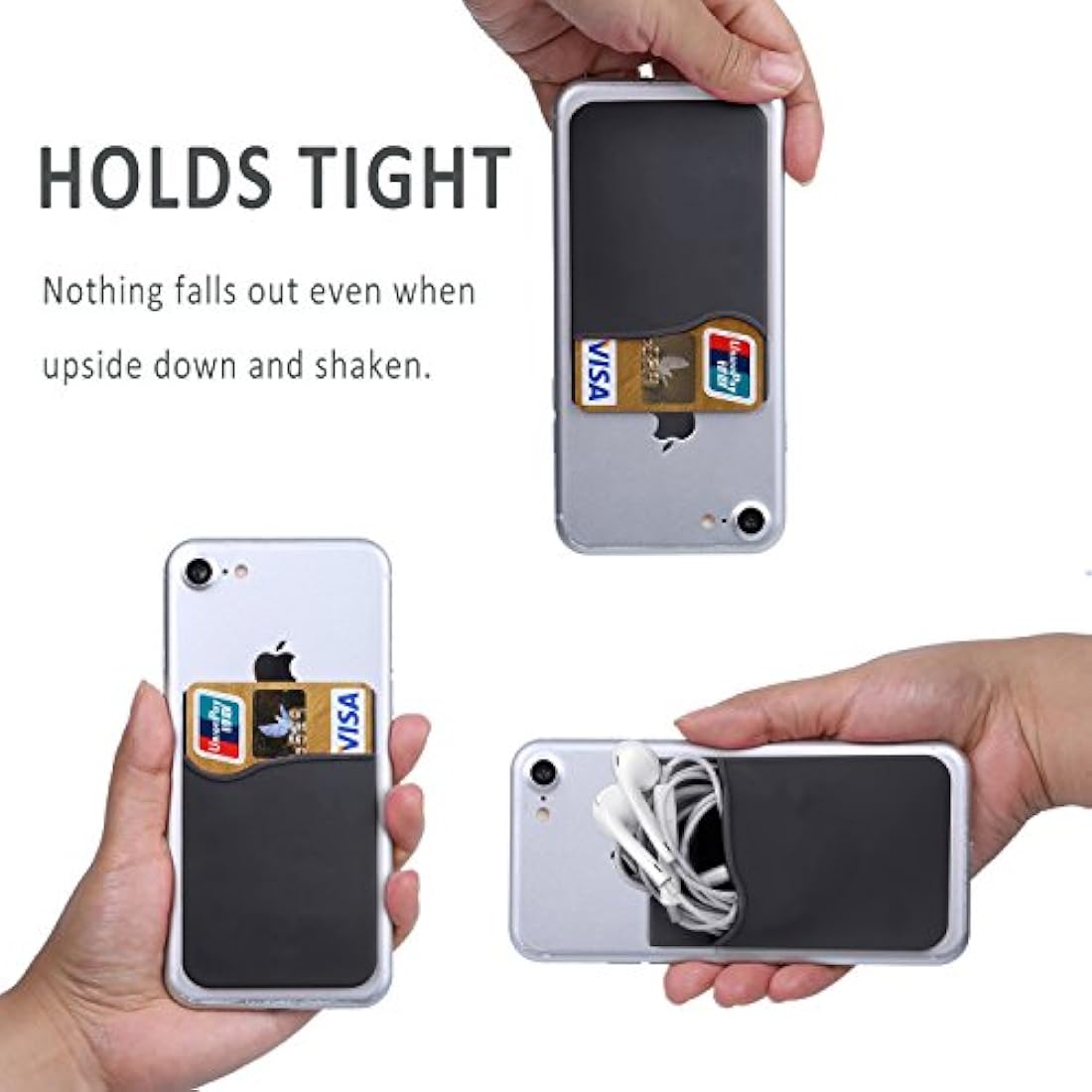 Pofesun - Funda de silicona con tapa para iPhone y Android