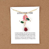 Paquete de 10 colgantes de rosas 3D para pulseras de regalo