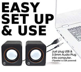 Sistema de altavoces estéreo alimentado por USB Manhattan