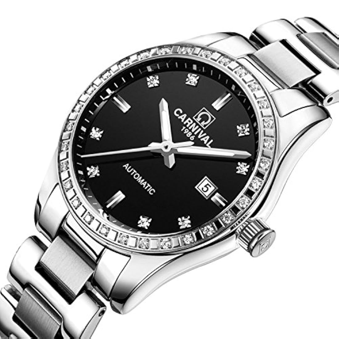 Pareja Reloj mecánico automático Reloj de cristal