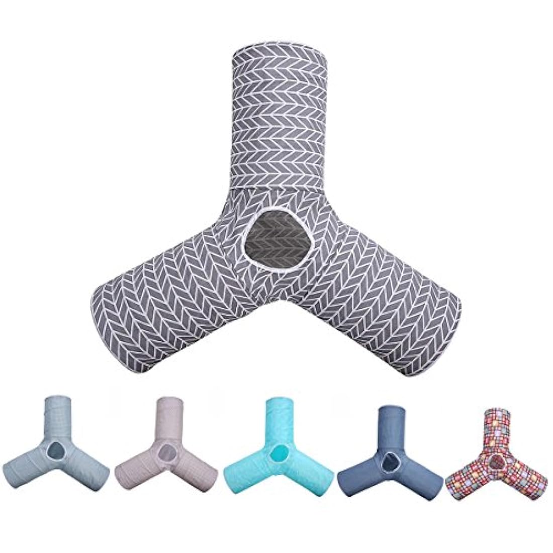 juguete plegable de 3 formas diversión para mascota gris