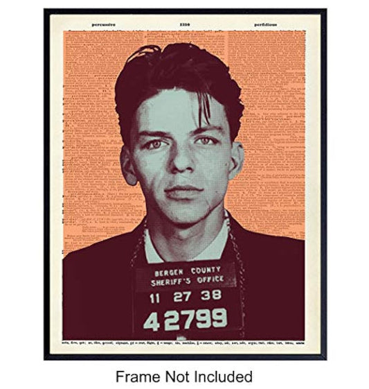 Poster Cartel de Frank Sinatra 8 x 10, foto de arte