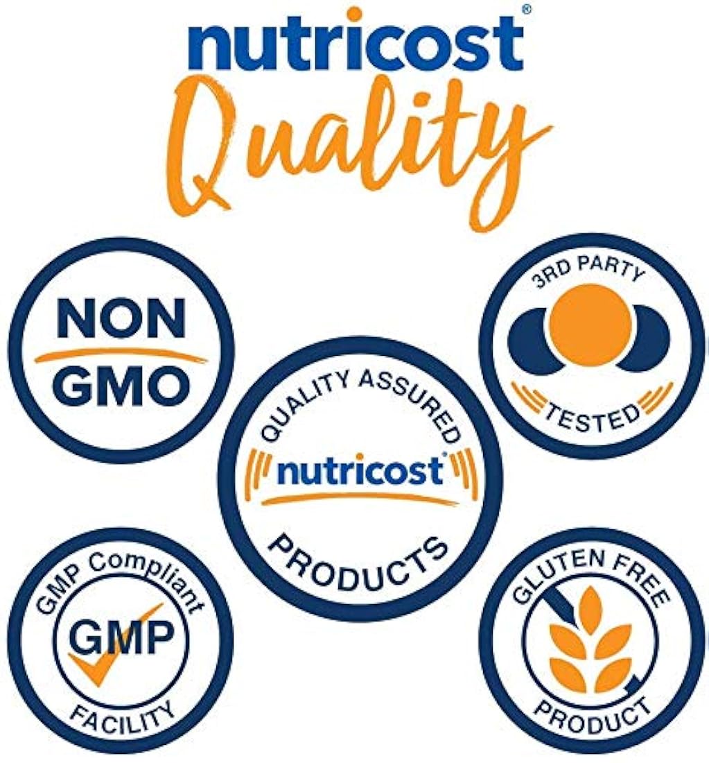 Nutricost Beta Glucan 500 mg 1,3D Glucan, 60 cápsulas