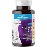 Member's Mark Vitamina D-3 2000 UI, 400 cápsulas blandas Suplemento dietético