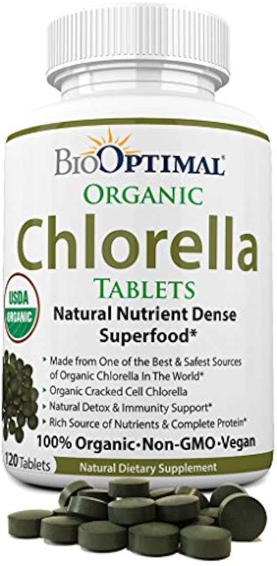 BioOptimal Chlorella, comprimidos orgánicos de clorella