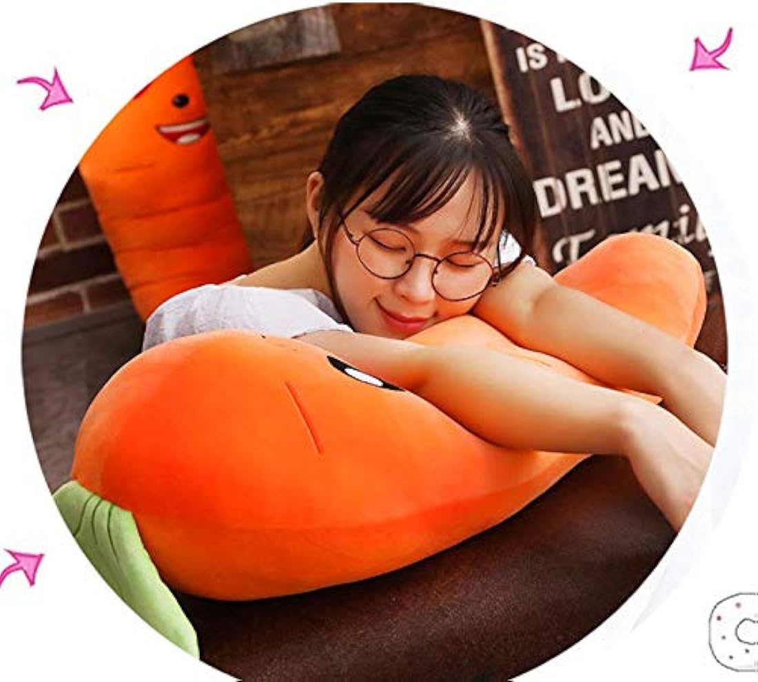Almohada para abrazar zanahoria de 27 5/8 pulgadas
