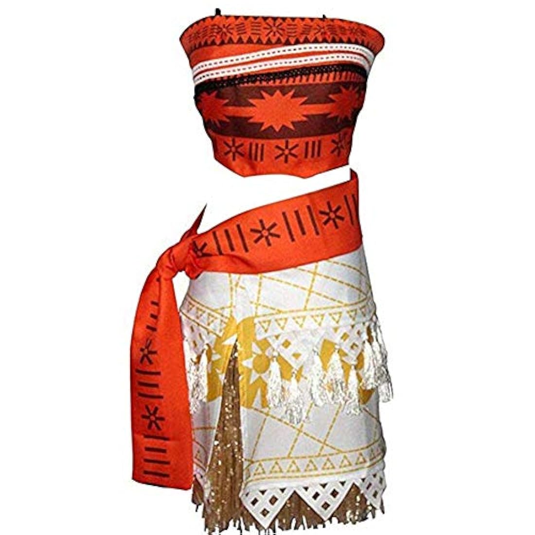 Disfraces Disfraz de princesa Moana con estampado