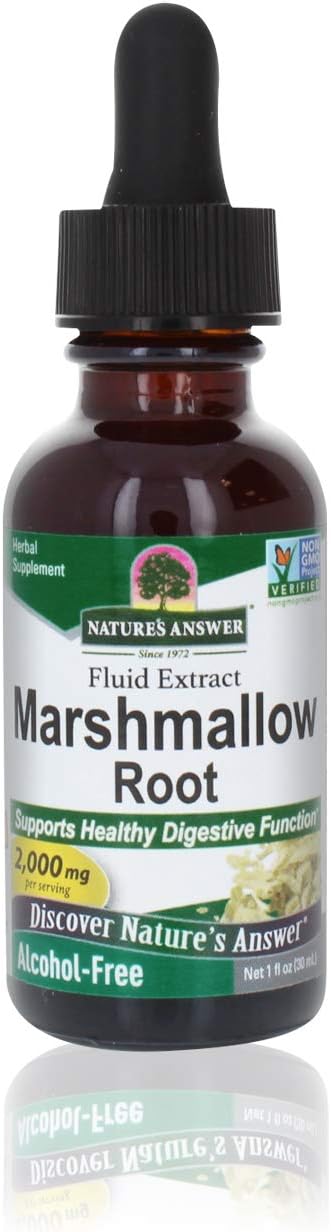 Suplemento Extracto de raíz de malvavisco sin alcohol 1 oz