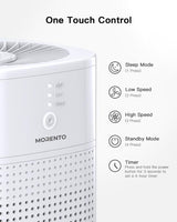 Purificador de aire para dormitorio con filtro HEPA HY1800