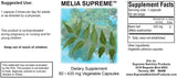 Suplemento  de hoja de neem en polvo puro 60 cápsulas