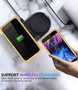 Diverbox Funda para iPhone 8 Plus, iPhone 7 Plus [a prueba de golpes] [a prueba de gotas] [a prueba de polvo], funda de protección resistente para Apple iPhone 8 Plus y 7 Plus (amarillo)