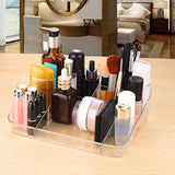 Bandeja organizadora de maquillaje, Crystal Clear
