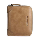 FALAN MULE Carteras para hombres de cuero genuino corto