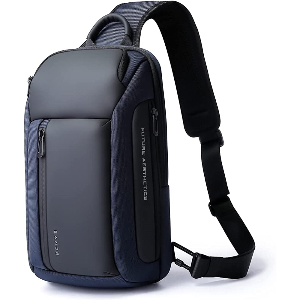 Morral impermeable para hombre color azul BANGE