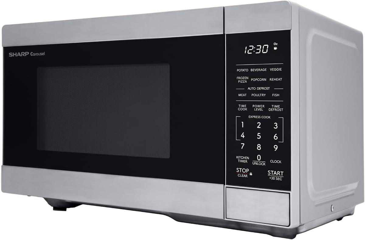 Microondas de encimera SHARP 0.7 CuFt SMC0761KS inoxidable