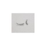 Aretes de plata  hipoalergénicos con circonita cúbica