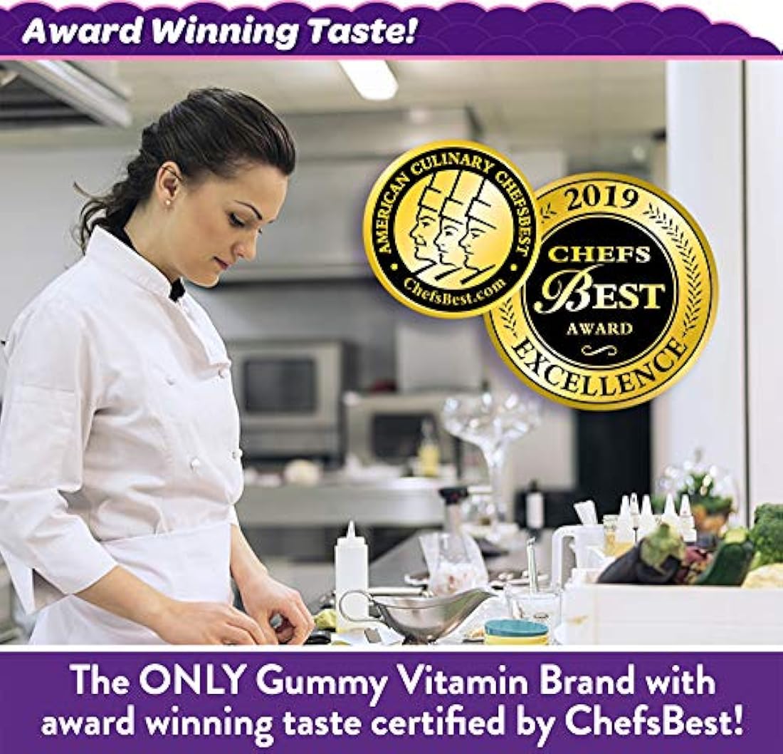 Vitafusion Gorgeous Hair, Skin & Nails Multivitamin Gummy Vitamins, 100 unidades