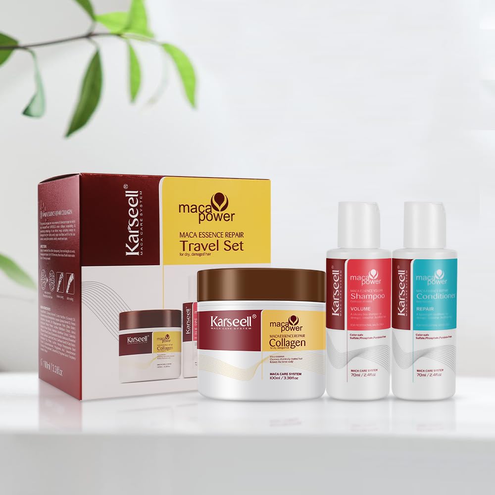 Tratamiento Capilar Reparación Profunda, Mascarilla y Acondicionador