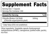 Nutricost Cápsulas Clorella 500 mg, 240 Cápsulas, 1 botella
