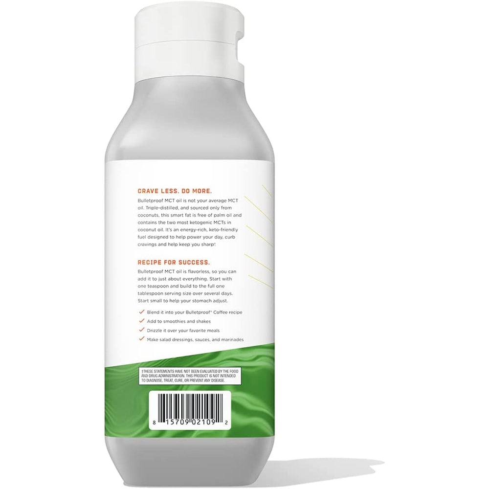 Suplemento Aceite MCT fabricado con aceite C10 y C8 MCT 16oz