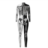 Disfraces de Halloween de esqueleto talla S