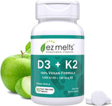 EZ Melts Vitamina D3 K2 Disoluble 5000UI Soporte Óseo 3 Meses
